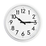 White Classic Collection Clock 23" 